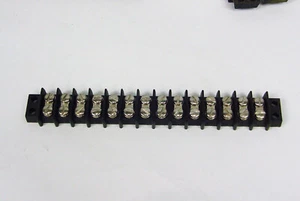 BUTW 11 Dual Row Screw Terminal Electric Barrier Strip Block  2x14  2476R bf - Picture 1 of 2