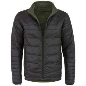 Highlander Reversible Insulated Jacket Mens Lightweight Breathable Black/Olive - Picture 1 of 7