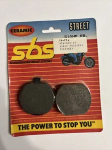 NEW SBS Street Ceramic Brakes 510.S Fa33-SK93 Front 19-714 Kawasaki - Picture 1 of 2