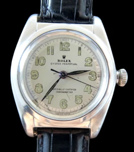 Rolex ♛ Oyster Bubble Back 2940 Chronometer Vintage Automatic Men's Watch 1942 - Picture 1 of 23