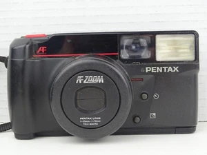Pentax AF Zoom 70S Date Vintage 35mm Film Camera Zoom Lens Point And Shoot WORKS - Picture 1 of 12