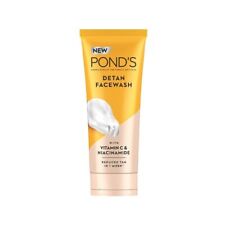 Pond's Detan Facewash Tan Reduction Brightening Vitamin C & Niacinamide 100g