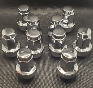10 Ford OEM Factory Chrome 14X2 Lug Nuts 2003-2014 F150 EXPEDITION NAVIGATOR New