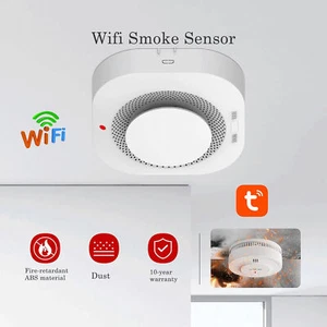 Tuya Wifi Smoke Alarm with APP 10 Year Life Smoke Detector & Fire Alarms Sensor - Picture 1 of 21