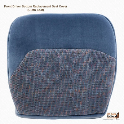 1994 1995 1996 1997 FORD F250 XLT Driver Bottom Replacement Cover In BLUE Cloth - Image 1 of 4