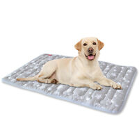 Dog Bed Mat with Cute Prints for Kennels Crates Beds Anti-Slip Bottom 3 Sizes