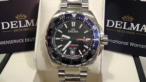 DELMA " Oceanmaster " HerrenTaucheruhr/Quarz - SWISS MADE- neu und ungetragen - Bild 1 von 12
