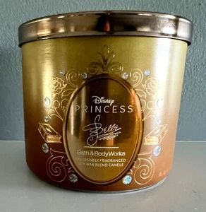 BATH AND BODY Disney Princess Belle Limited Edition 3-wick SCENTED Candle NEW!!! - Picture 1 of 2