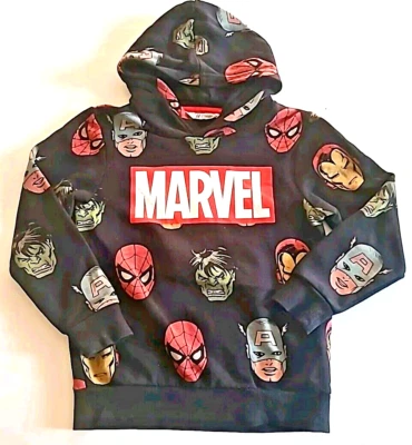 Sudadera con Capucha Marvel Super-Héroes Pullover - Juvenil Pequeña o Talla 6 por H&M Foto 1 de 4