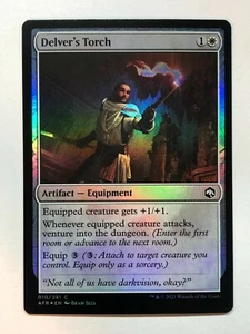 MTG Adventures of the Forgotten Realms Delver's Torch 10 Foil NM/M - Picture 1 of 1