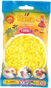 Hama 1000 Midi Beads In Bag Cylindrical Plastic - Pastel Yellow - 10.207-43 - Picture 1 of 3
