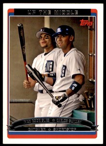 2006 TOPPS UP THE MIDDLE (IVAN RODRIGUEZ/CARLOS GUILLEN) DETROIT TIGERS #658