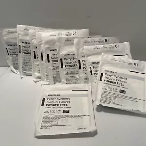 10 Packs McKesson Perry Polyisoprene Synthetic Surgical Gloves Size 6-1/2 - Picture 1 of 3