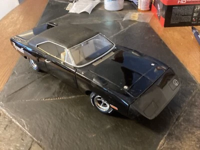 JOHNNY LIGHTNING 1/18 *RARE* BLACK 1971 PLYMOUTH SUPERBIRD  *READ* - Image 1 of 4