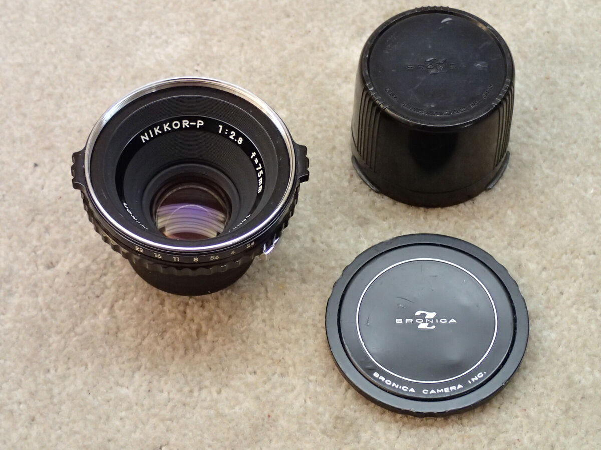 Nikon NIKKOR 75mm Focal Camera Lenses for Bronica for sale Nikon NIKKOR 75mm Focal Camera Lenses for Bronica for sale