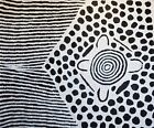 Huge Barbara Reid Napangardi Australian Aboriginal painting, '02 Watiyawanu COA!