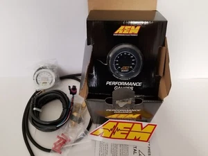AEM 52MM Digital Electronic Boost / Vacuum Display Gauge Meter -30 to 35 PSI New - Picture 1 of 9