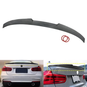Heckflügel Spoilerlippe Design V-Form für BMW 3er F30 F80 Carbon Stil 2012-2018 - Bild 1 von 12