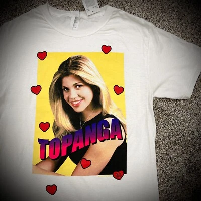 nueva CAMISETA TOPANGA niño conoce mundo retro 90s programa de televisión divertido blanco logotipo grande ADULTO Foto 1 de 3