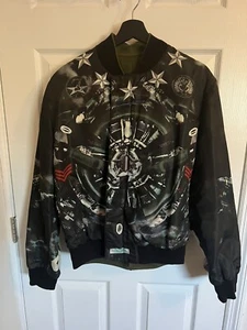 GIVENCHY SS13 AIRPLANE BOMBER - Green Reversible Jacket -RARE - Sold Out Size 50 - Picture 1 of 12