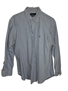 Polo Ralph Lauren Hombres Camisa Abotonada Manga Larga 18 34 35 XXL - Imagen 1 de 3
