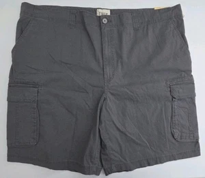 True Nation NWT Mens Gray Broken In Cargo Shorts, Size 48, MSRP $55 - Picture 1 of 14