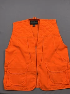 Men’s Hunting Safety Vest Large Master Sportsman Rugged Outdoor Gear Orange - Picture 1 of 14