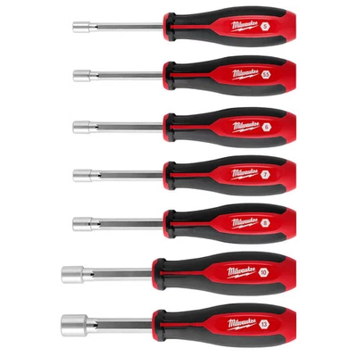 For Milwaukee 48-22-2548 Metric HollowCore Magnetic Nut Driver Set - 7 PCS - Image 1 of 4