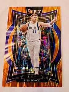 Luka Doncic 2024-25 Panini Select Concourse Level Orange Flash Prizm - Picture 1 of 1