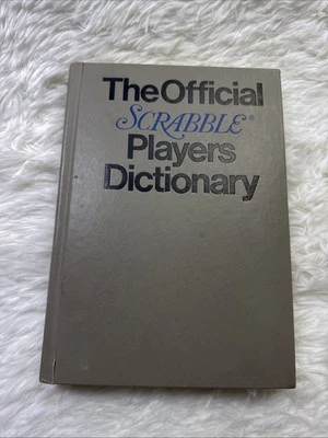 Official Scrabble Players Dictionary 1978 Vintage 1st Edition Hardcover HC Book - Image 1 of 4