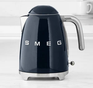 Smeg 50's Retro Style Electric Water Kettle Automatic Shutoff, Navy Blue New - Picture 1 of 7