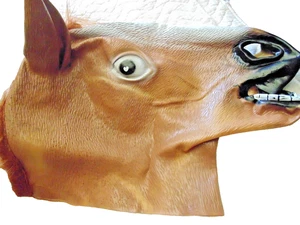 1pc horse head mask; funny and amusing horse head mask - Picture 1 of 4