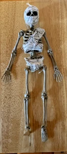 15" Halloween Mummy Skeleton, jointed -Hanging or Posing Decor - Picture 1 of 8