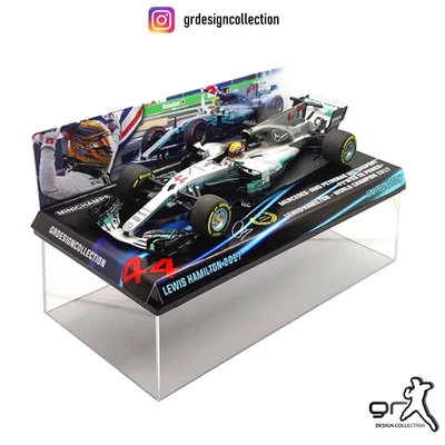 Lewis Hamilton - Mercedes W08 - F1 World Champion 2017 / Minichamps / 1:43 - Immagine 1 di 4