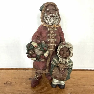 Sarah's Attic Santas African American - JANUARY Fruits Of Love 1990 Rare - Picture 1 of 14