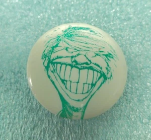 Seltener Vintage Jimmy Carter "Das Grinsen wird gewinnen" Kampagnenknopf. Grünes Cartoon Fac - Bild 1 von 5