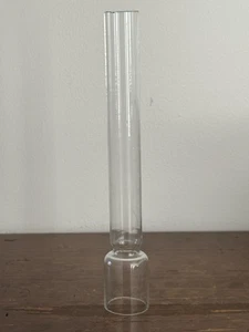 Clear Glass VINTAGE OIL LAMP CHIMNEY KOSMOS 10.5” X 1.5” X  1.0625” - Picture 1 of 4