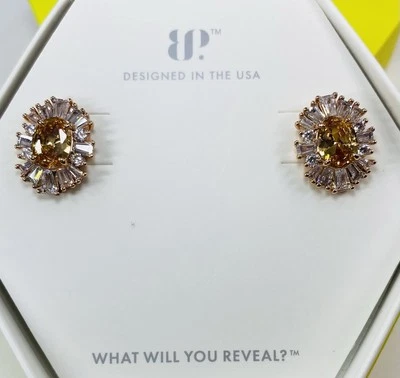 Bomb Party Original Earrings A Sunkissed Moment RBP8525 cubic zirconiaRose Gold - Image 1 of 4