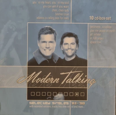 Leere Single CD Box von Modern Talking  (Platz für 10 Singles CD's) - Bild 1 von 2