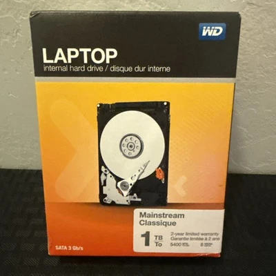 Western Digital Blue 1TB, SATA, 2.5" Internal Hard Drive (WDBMYH0010BNC) New - Image 1 of 4