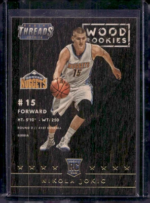 2015-16 Panini Threads - Wood Rookies Nikola Jokic #286 (RC) - Image 1 of 2