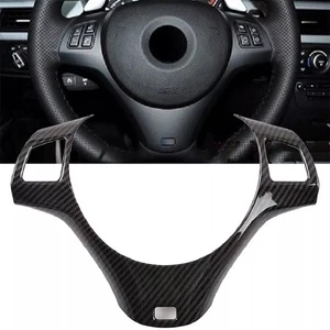 For BMW M 3 E90 E91 E92 E93 2005-11 Carbon Fiber Steering Wheel Frame ABS Cover - Picture 1 of 6