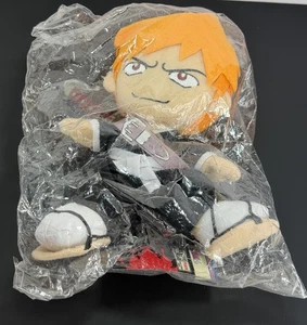 BLEACH Ichigo Kurosaki Plush Toy 8" Great Eastern Ent Manga Anime New In Package - Picture 1 of 8