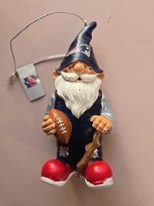 NFL NEW ENGLAND PATRIOTS FOOTBALL KNOME CHRISTMAS 🎄 ORNAMENT - Picture 1 of 2