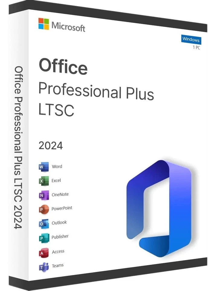 Lifetime Microsoft Office 2024 Professional Plus  Lizenzschlüssel SOFORT (LTSC)  - Bild 1 von 1