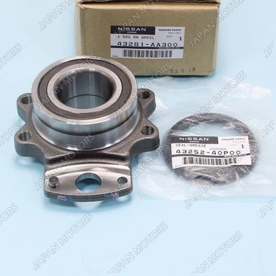 Cojinete de cubo de rueda trasera OEM Nissan SKYLINE GTR 300ZX Infiniti Q45 con juego de sellos de aceite Foto 1 de 4