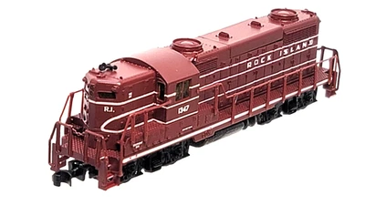 N Life-Like 7110 EMD GP18 Rock Island Locomotive #1347 (Tested) knuckle cplrs - Image 1 of 4