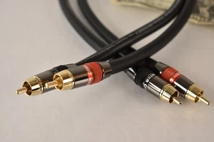 .5m Pair of Monster Cable Interlink Reference 2 Stereo RCA Interconnect Cables - Picture 1 of 3