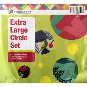 Matildas Own Extra Large Circle Set Patchwork Template - Picture 1 of 3