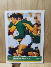HEINRICH FULS🏆1994 #26 South Africa  International Rugby Sports Deck Card🏆